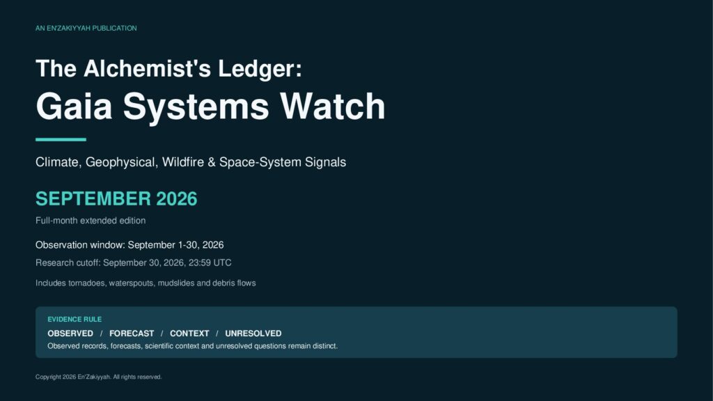 Gaia Systems Watch — September 2026