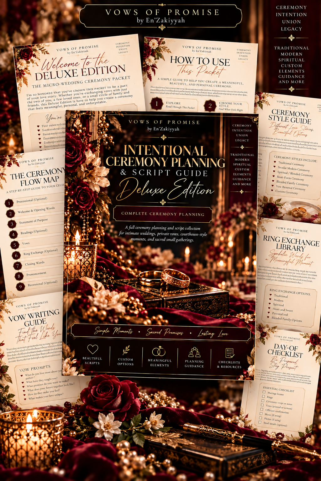Intentional Ceremony Planning & Script Guide — Deluxe Edition